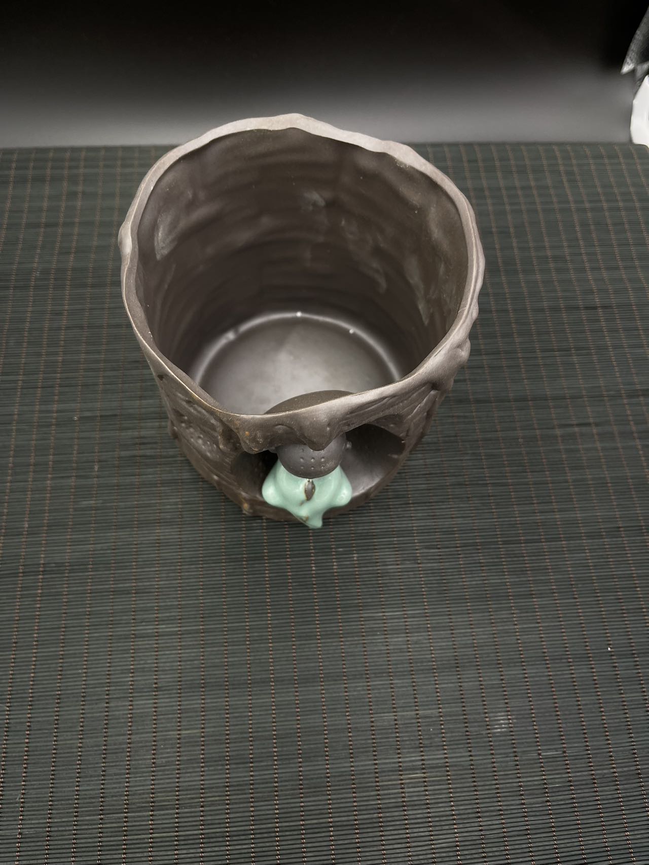 Decorative Garden Pot with Buddha Design