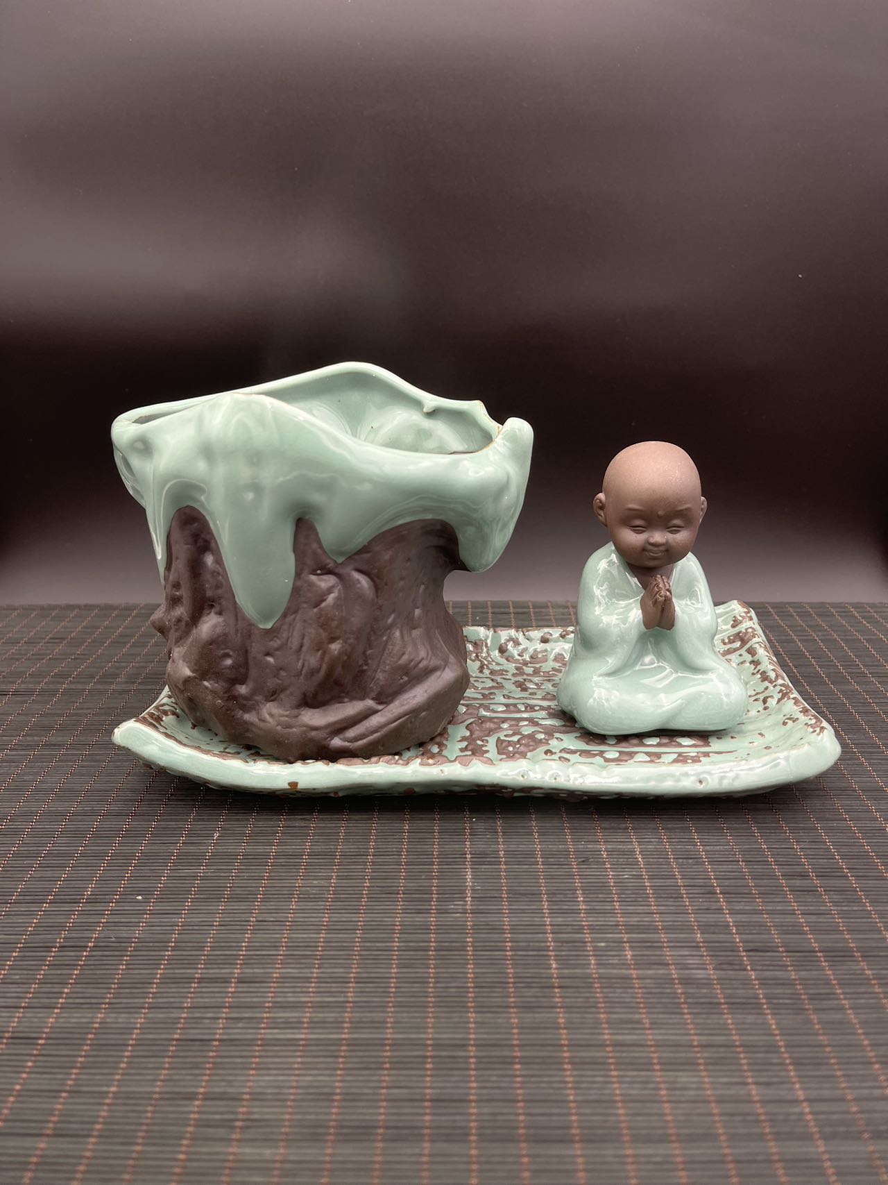 Decorative Indoor Pot with Buddha