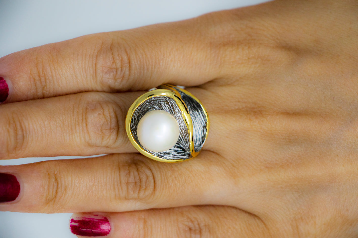 art deco statement ring