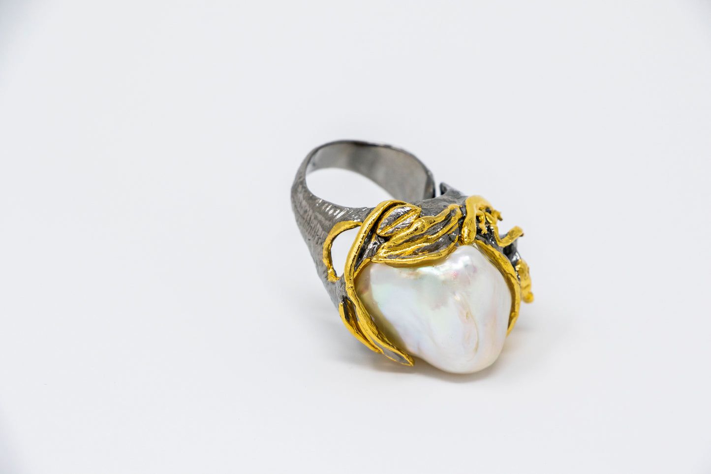 Baroque Pearl Animal Kingdom Statement Ring