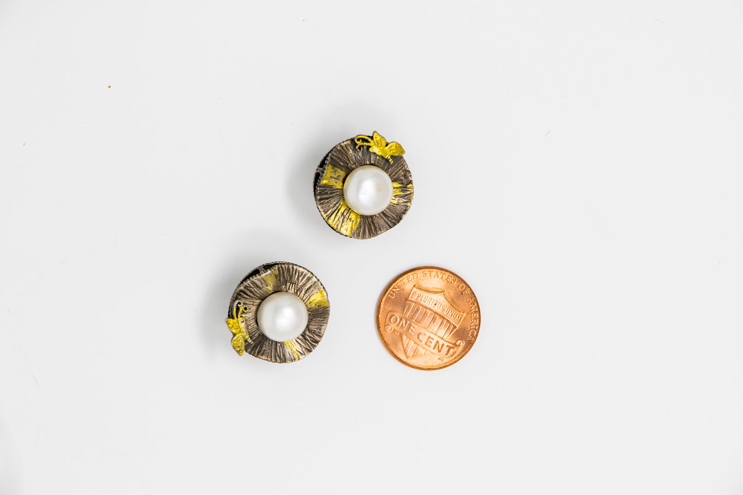 Baroque Pearl Butterfly Earrings