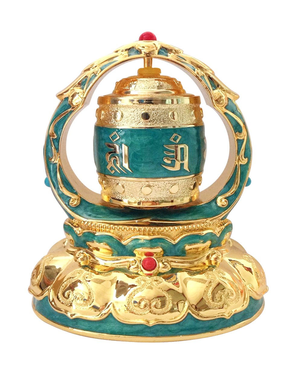 Blue Prayer Wheel