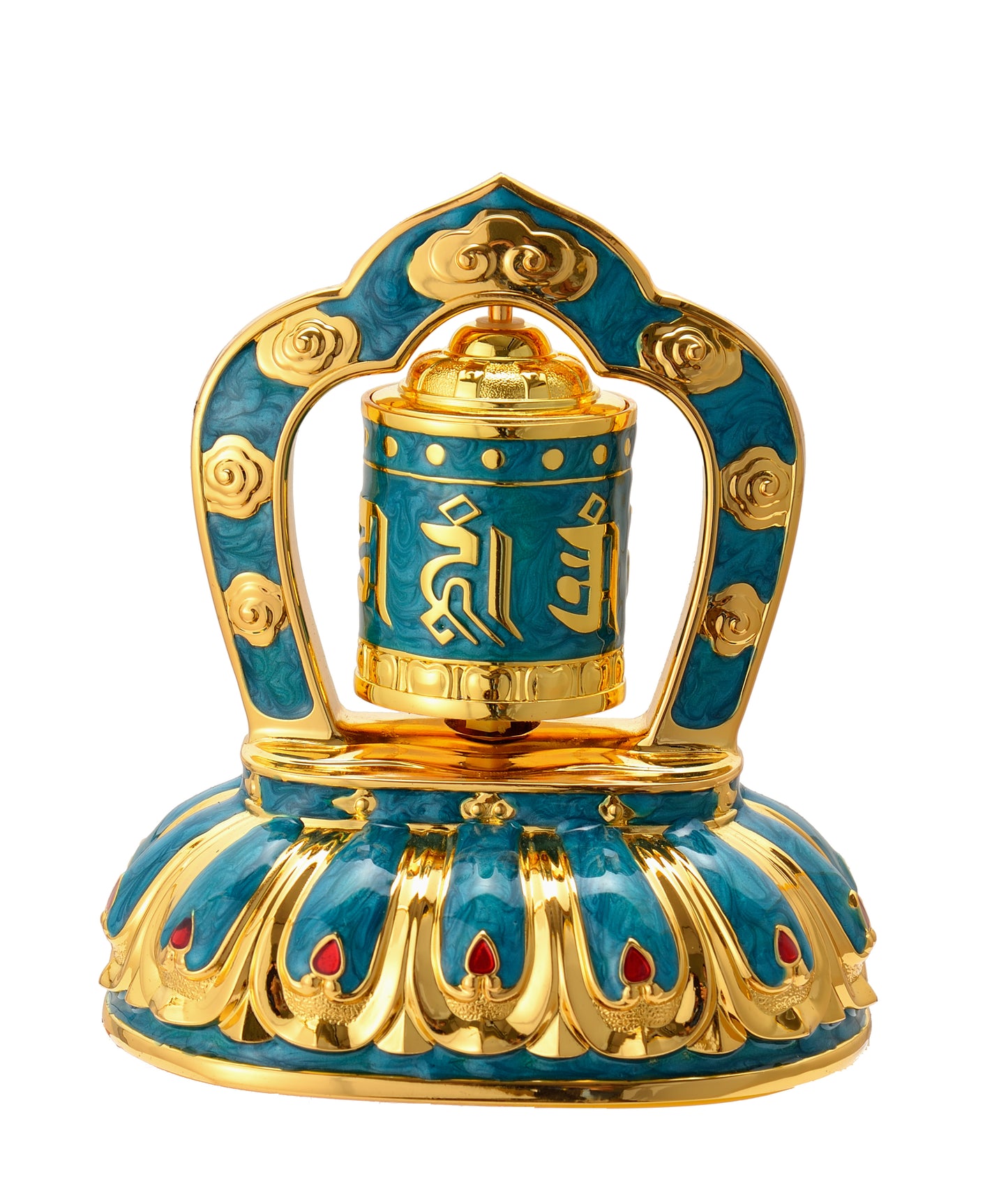 Blue Prayer Wheel