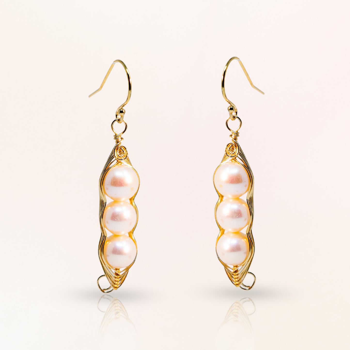 Peas in a Pod Pearl Earrings