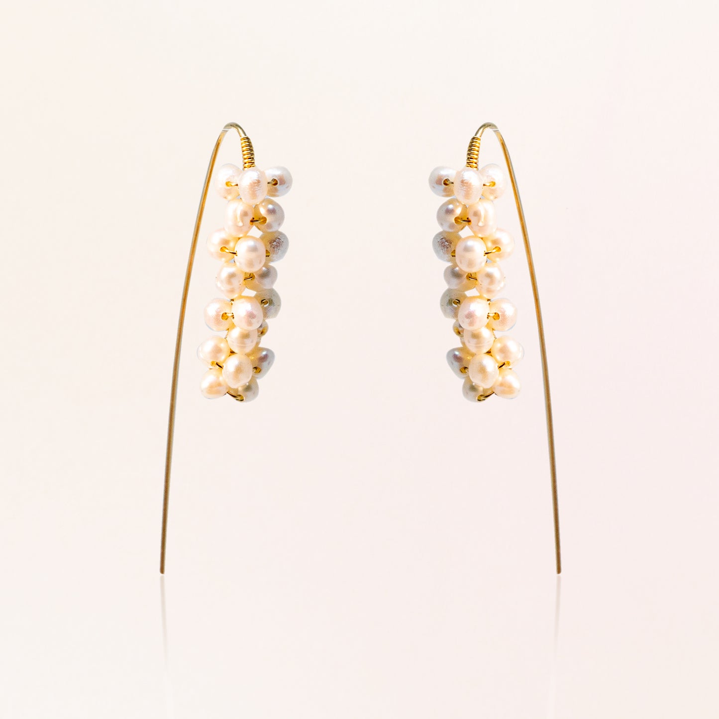 Pearl Cluster Earrings