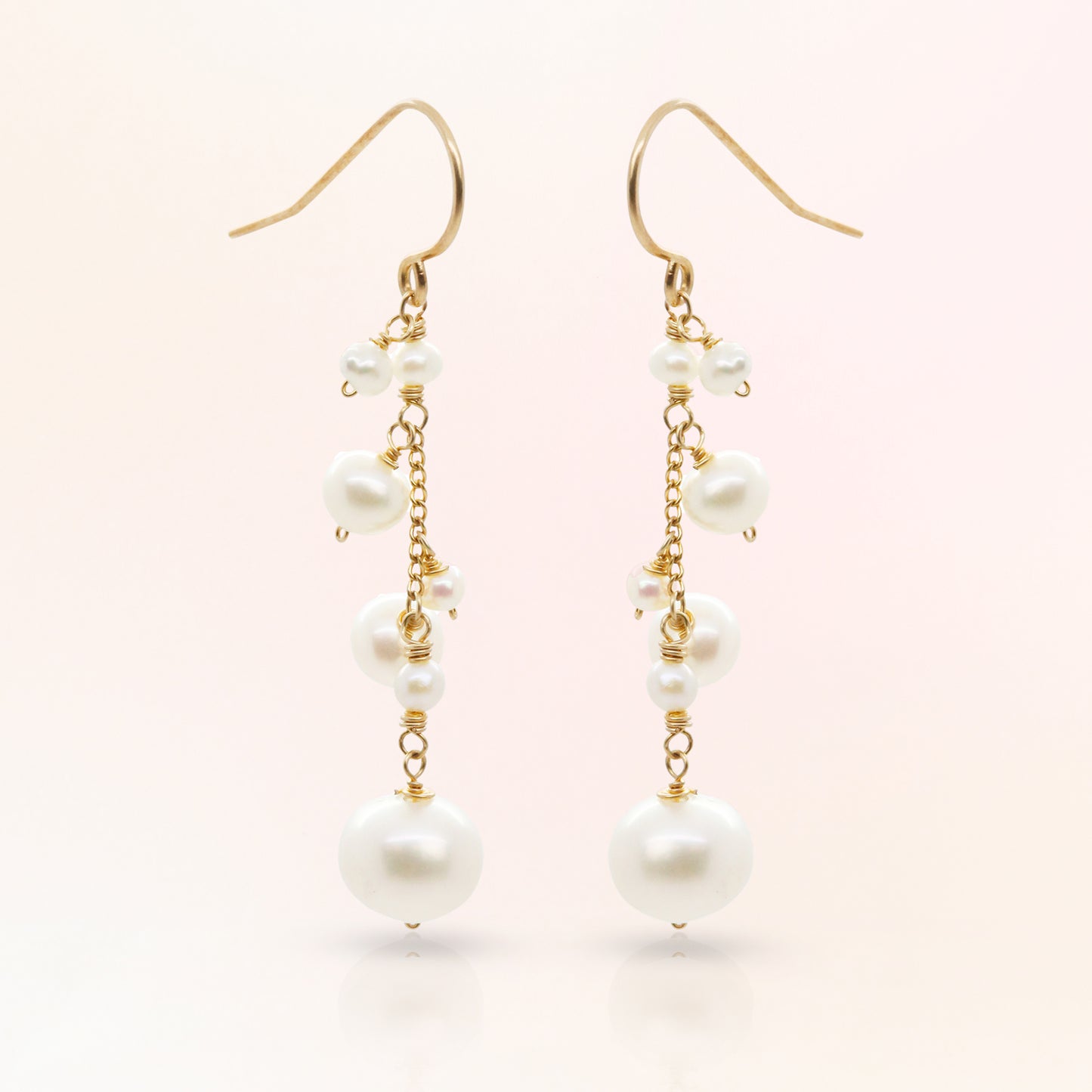 Pearl Chain Earrings
