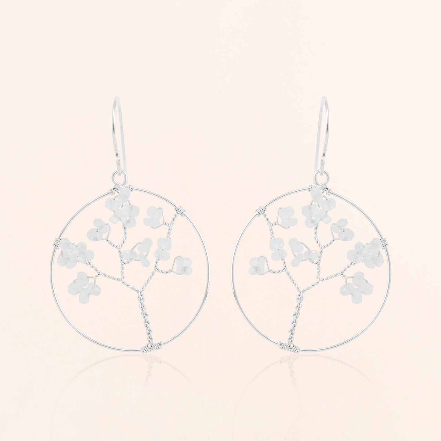 Tree of Life Hoop Earrings