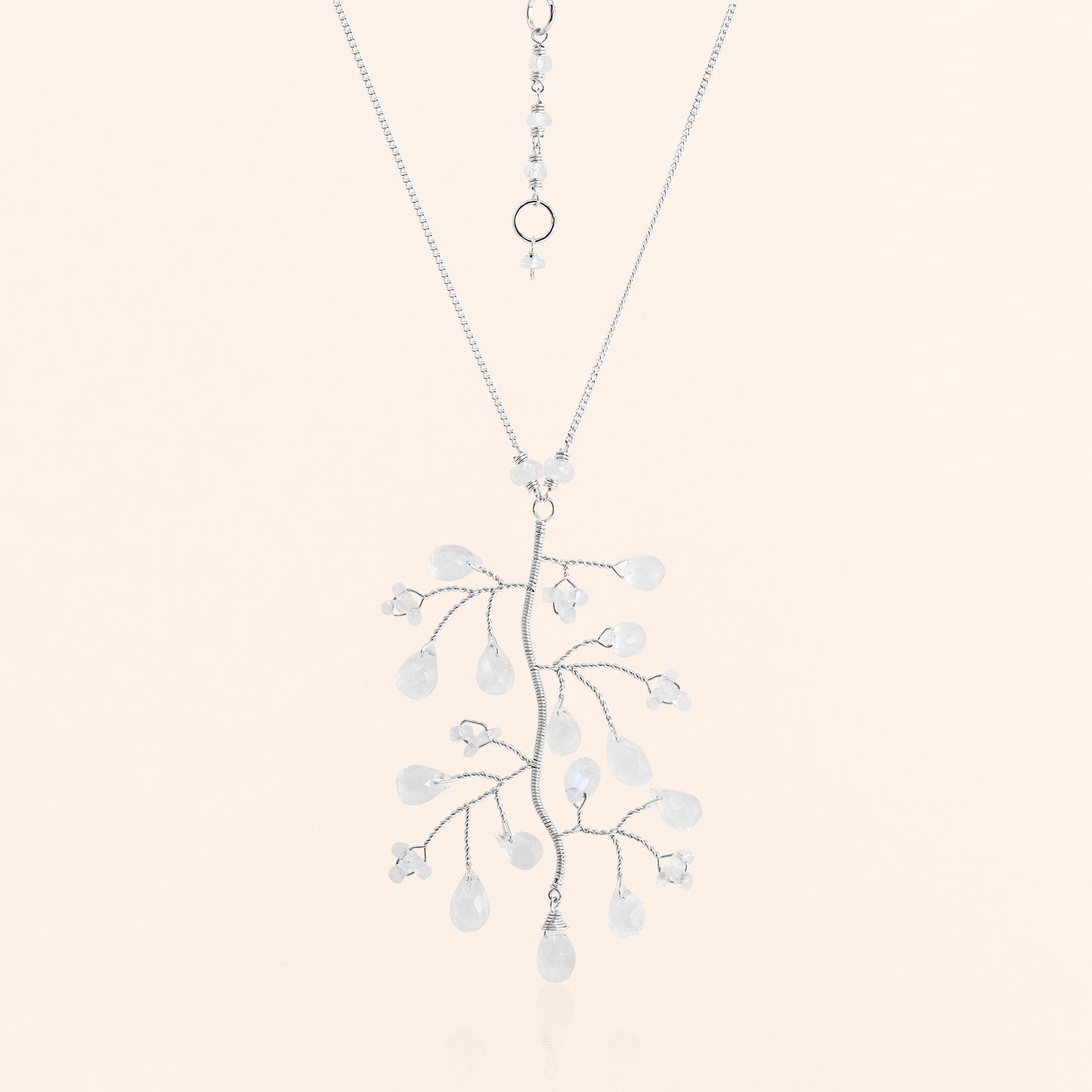 Moonstone Tree Necklace