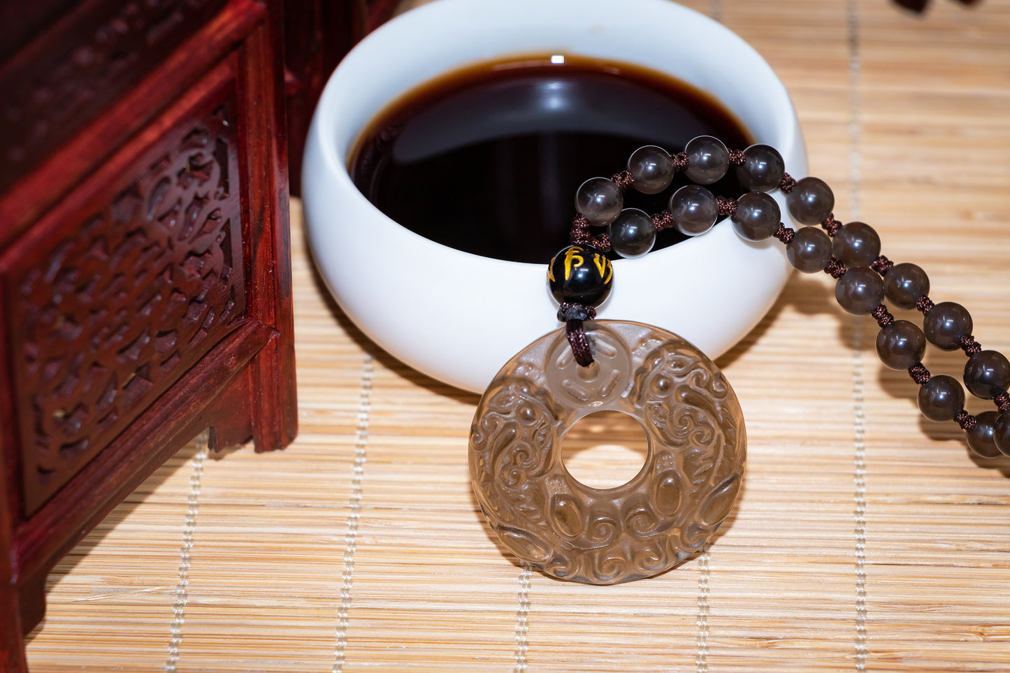 Black Onyx Fengshui Pendant