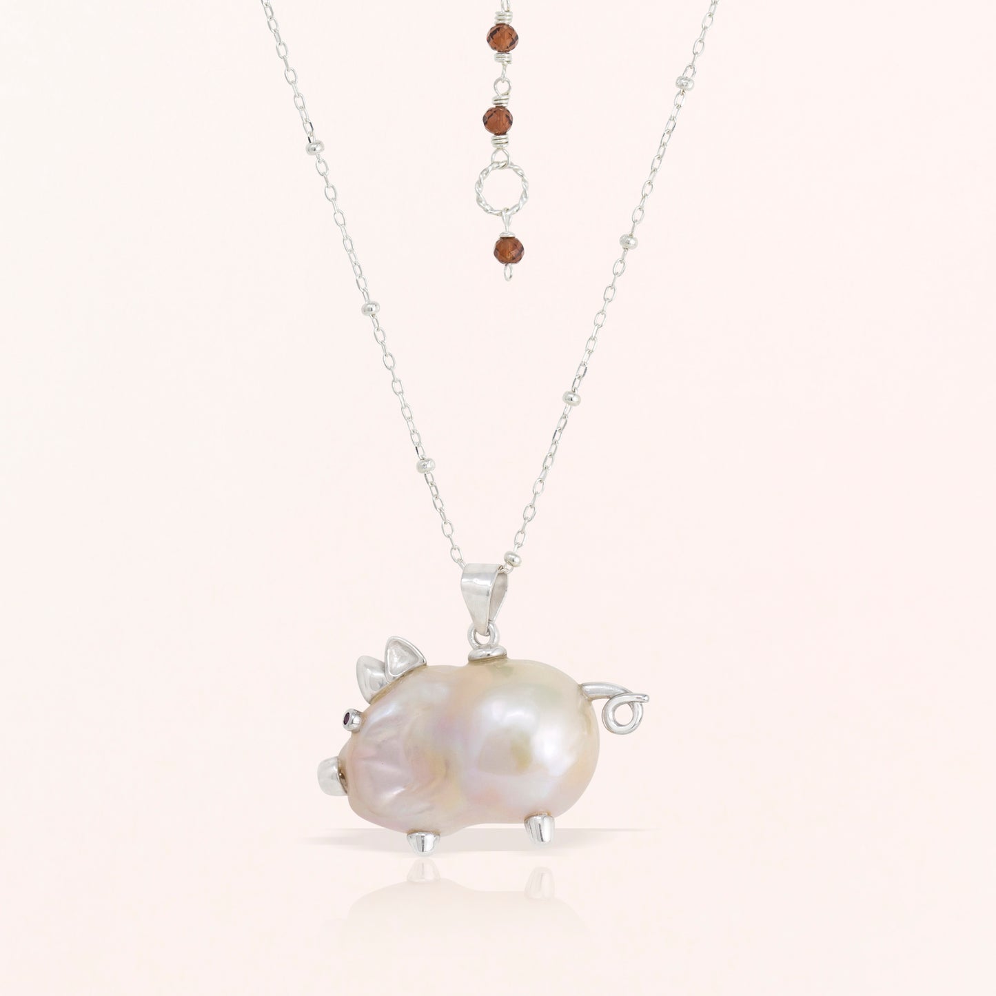 Baroque Pearl Animal Pendants