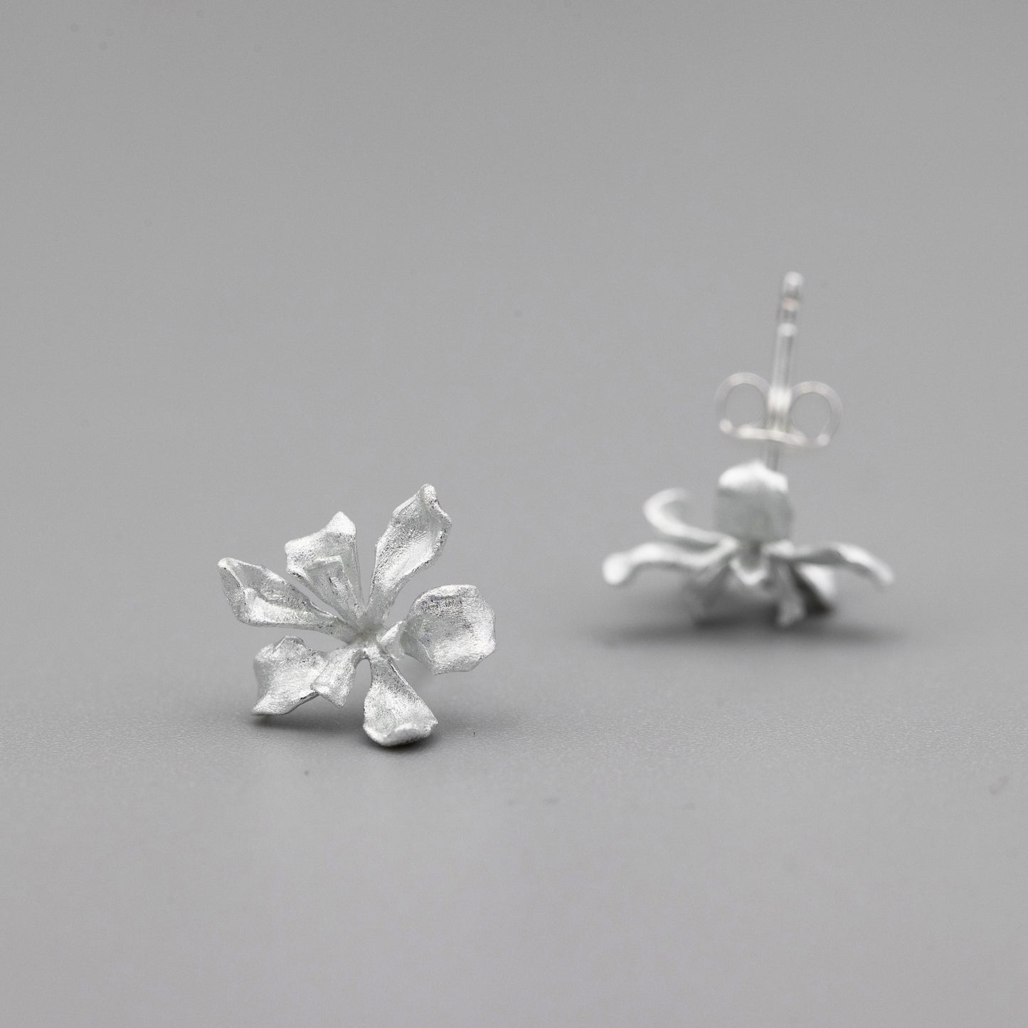 Large Flower Drop Earrings