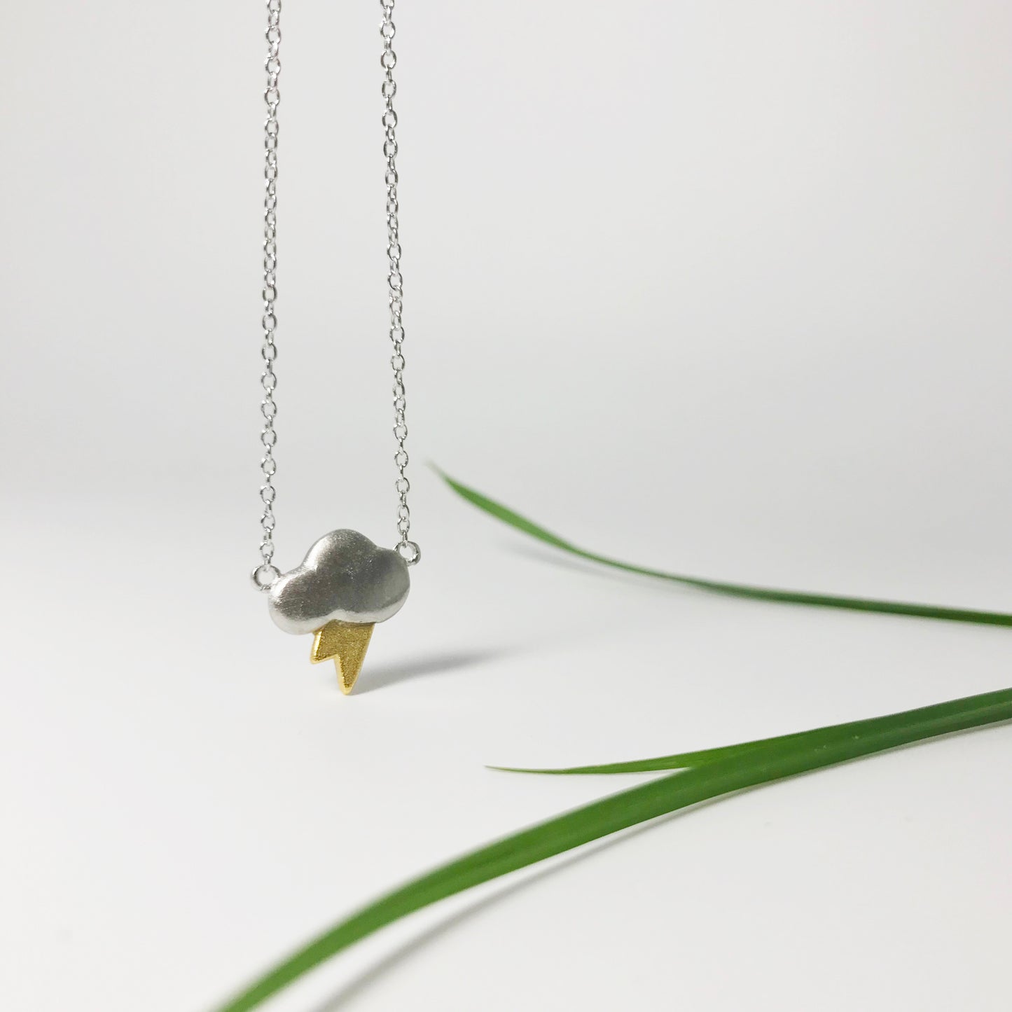 Weather Clouds Sterling Silver Necklace