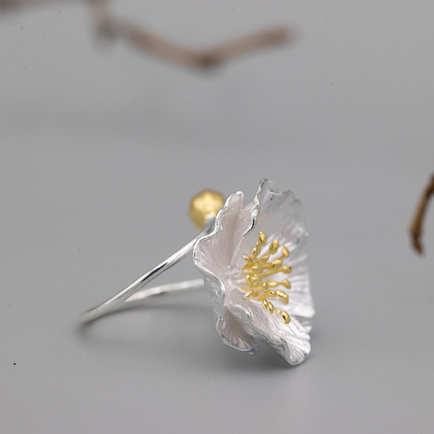 Large Flower Ring