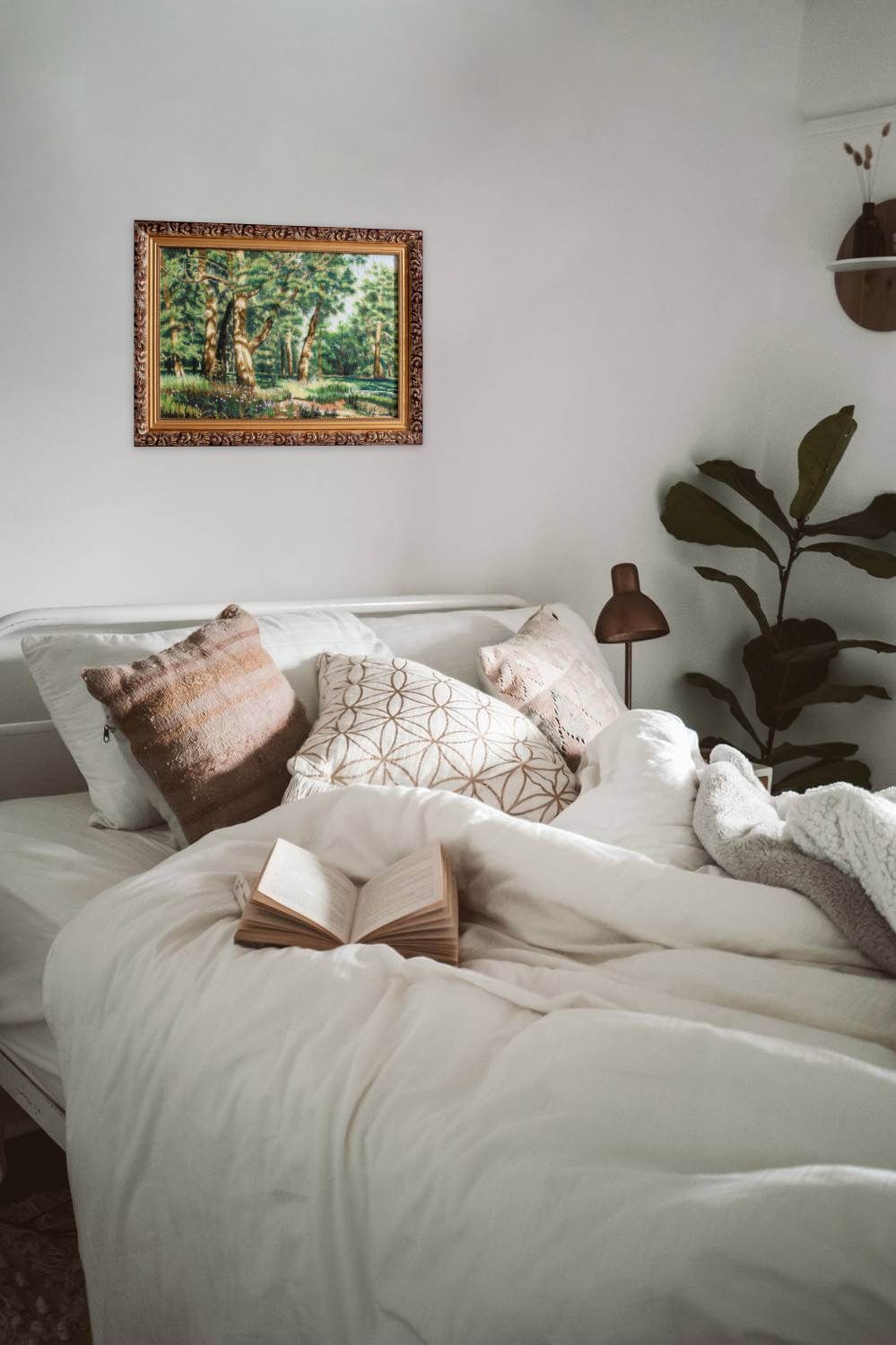 Forest Meadow - Silk Art Framed and Matted