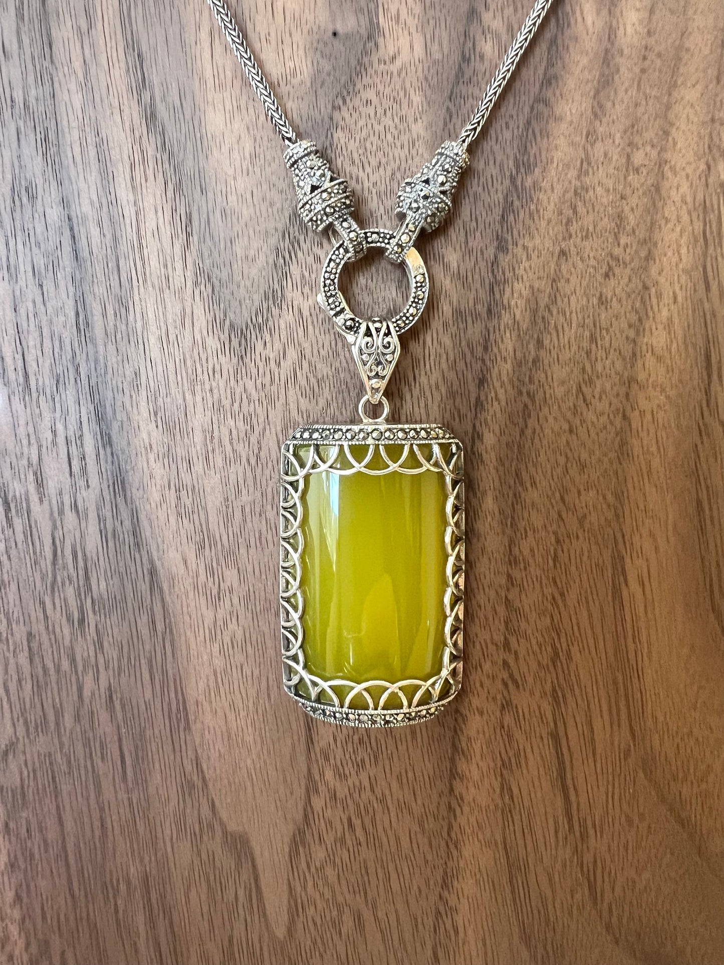 Yellow Agate necklace