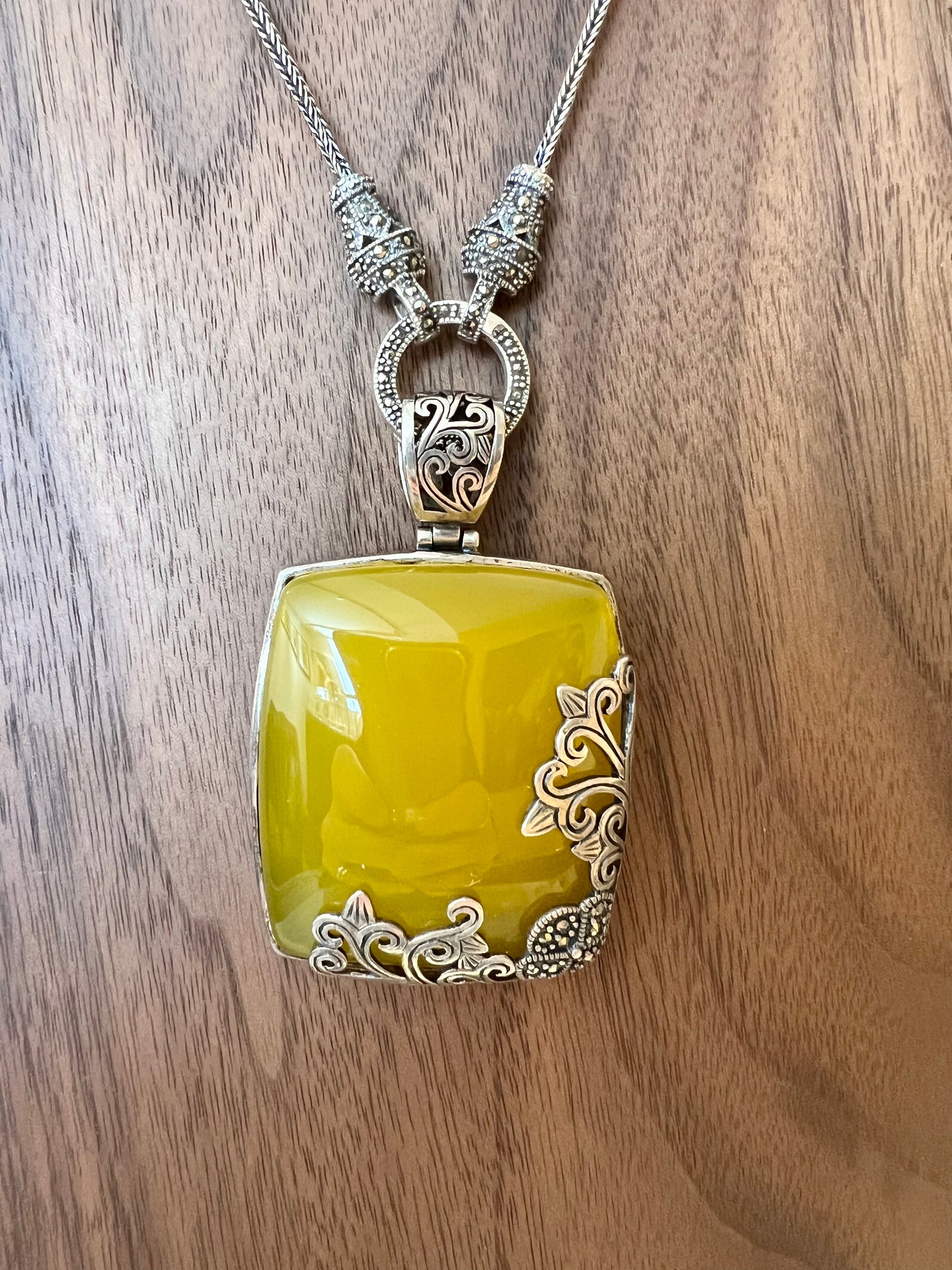 Yellow Agate necklace