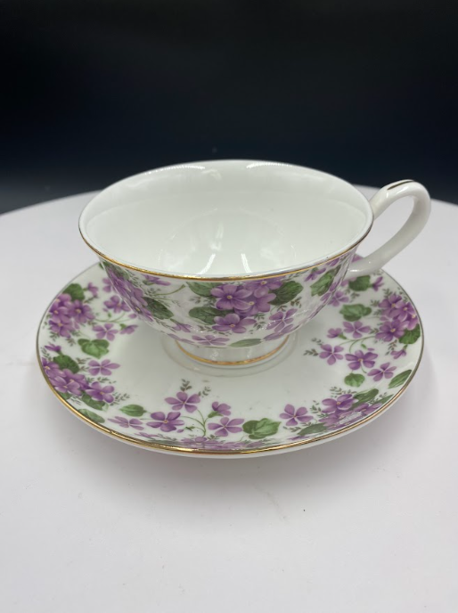 Violets Tea Cup
