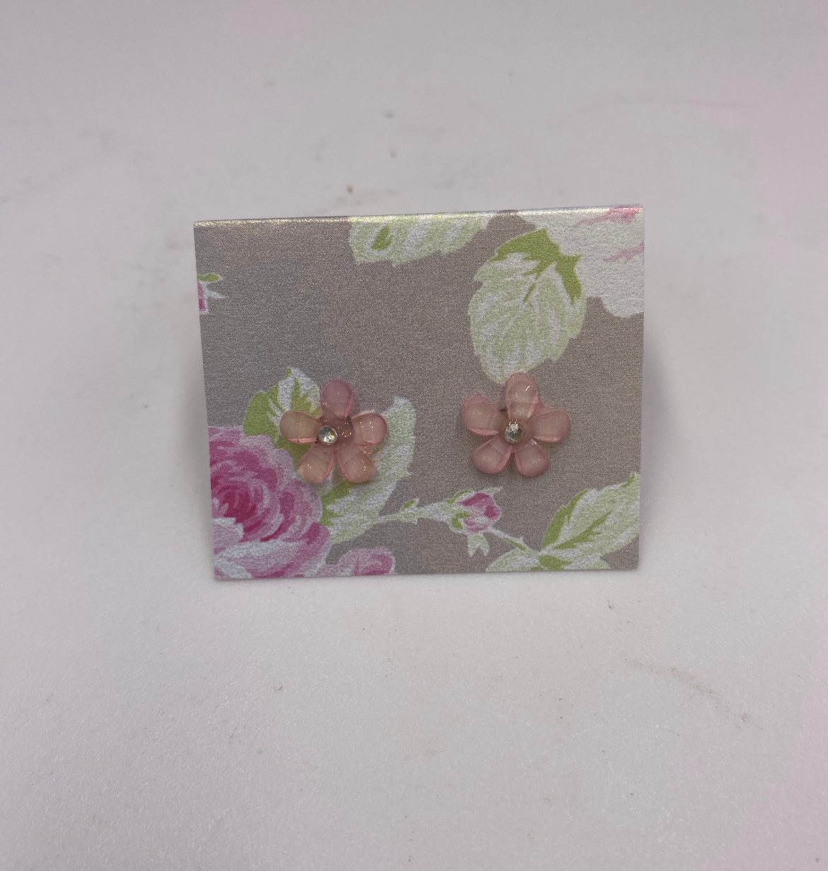Light Pink Small Flower Earrings