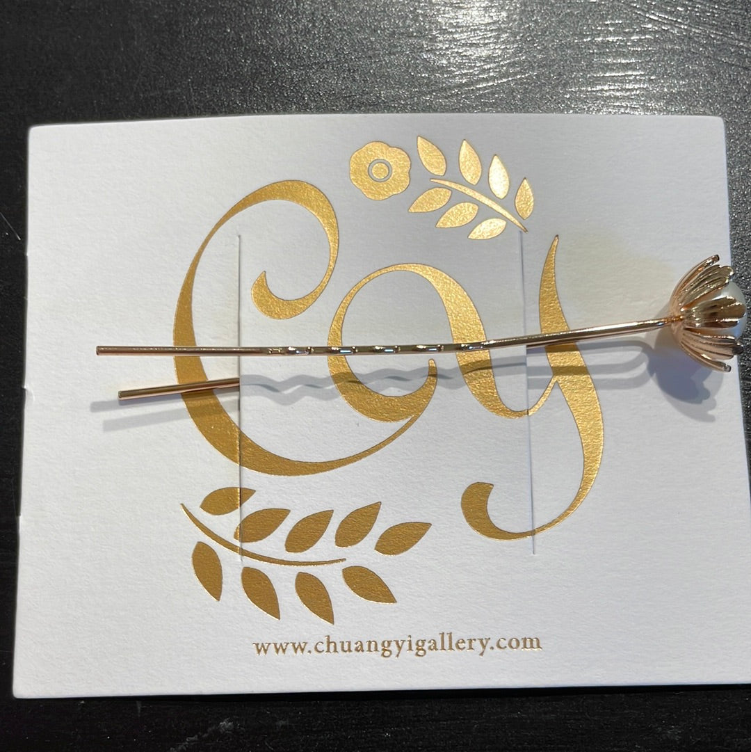 Single Flower Hair Pin