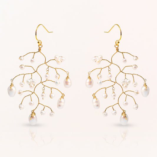 Pearl Branch Earrings