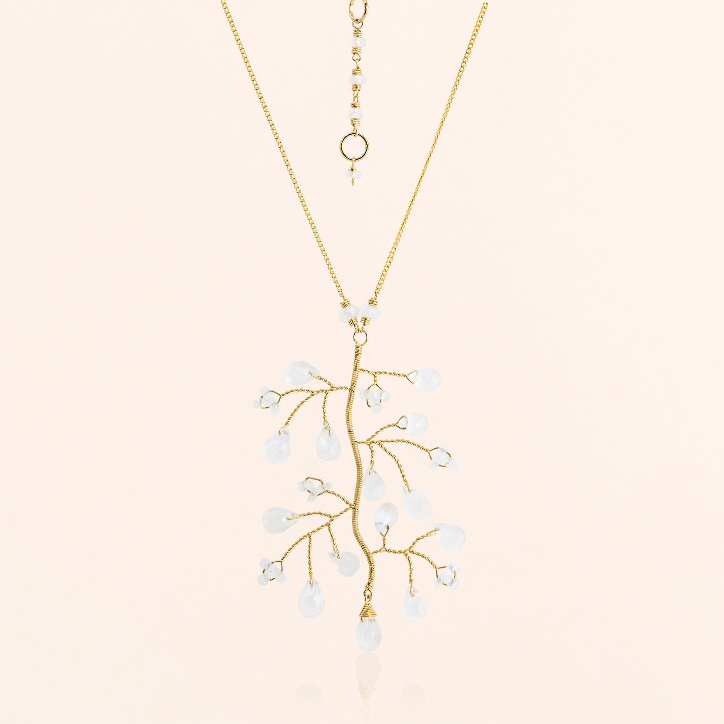 Moonstone Tree Necklace