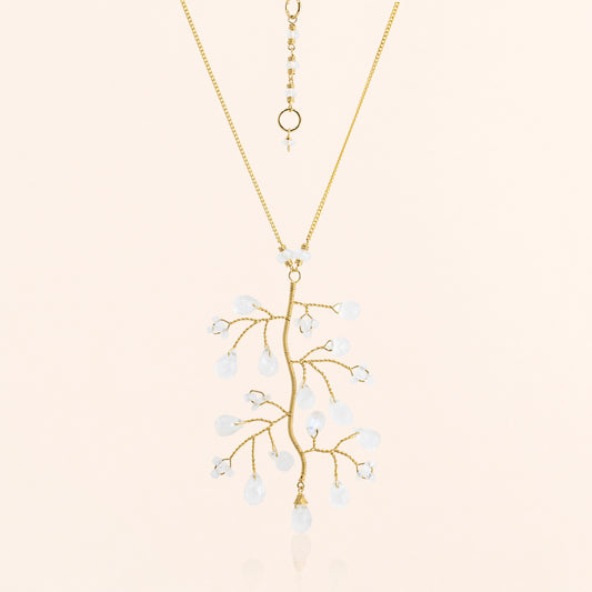 Moonstone Tree Necklace