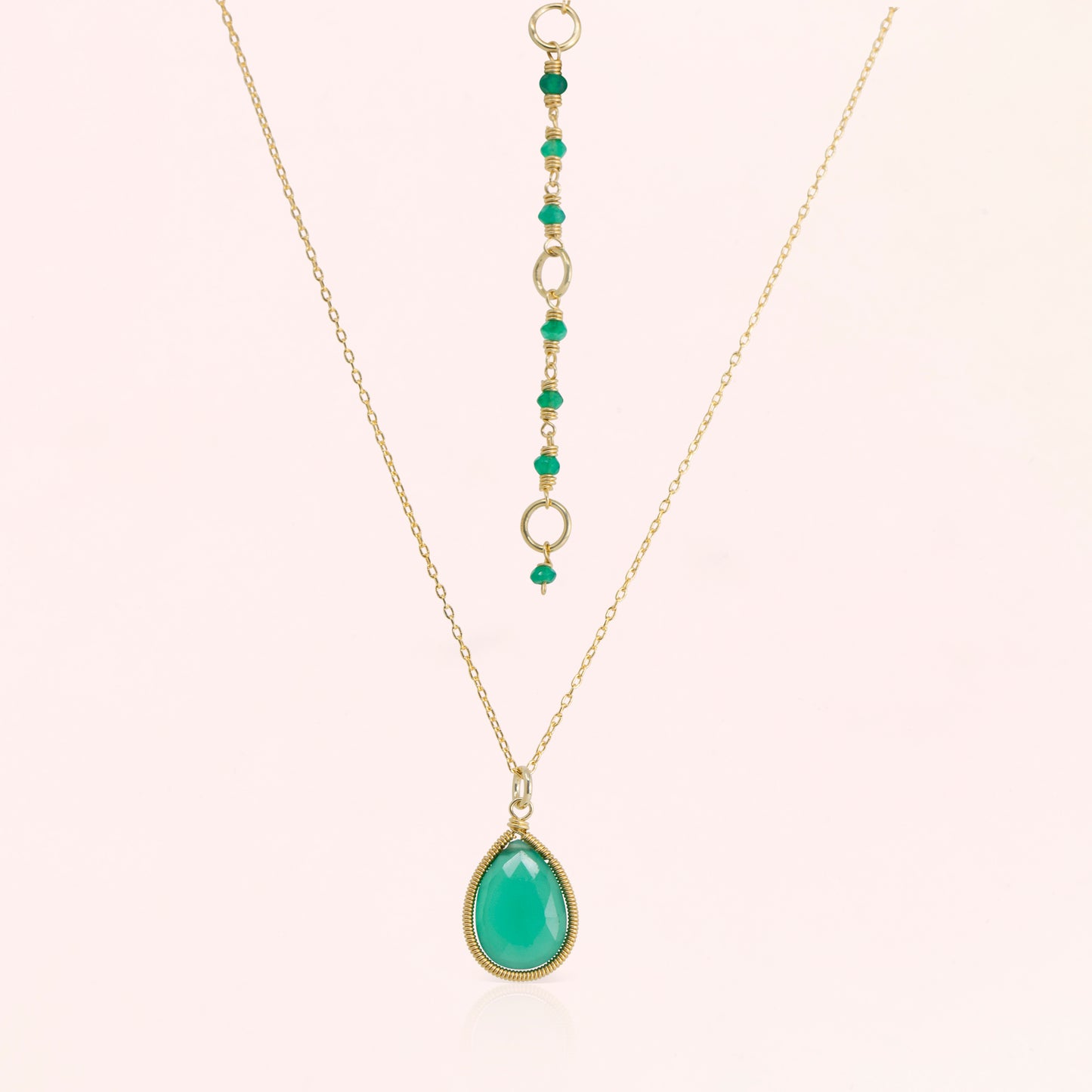 Simple Gemstone Necklace