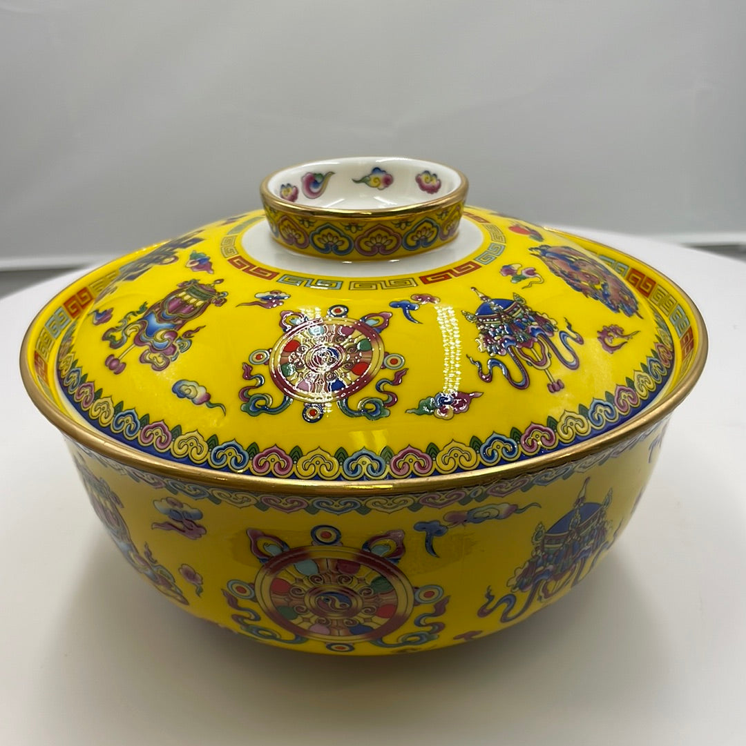 Tibetan Lidded Bowl